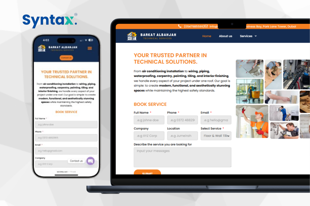 Barkat Albahjah Technical Services – Comprehensive Technical & Maintenance Solutions in Dubai
